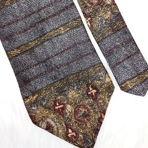 Vintage Bugatti Italian Silk Tie 59
